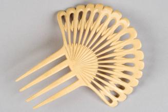 French Ivory Ornamental Hair Comb
