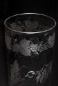 Walter Hood engraved glass goblet