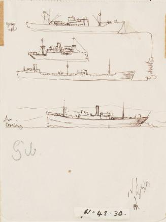 Diagrams of Four Different Ships