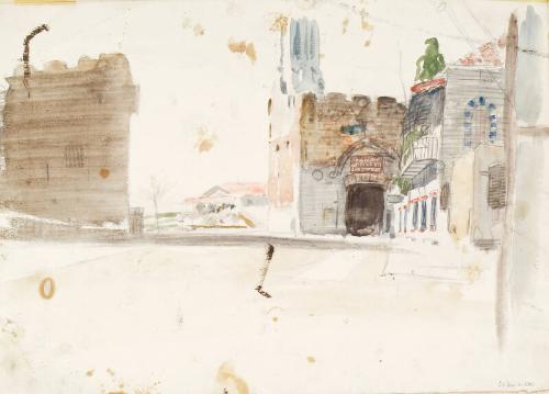 Buildings for Allenby Entering Jerusalem