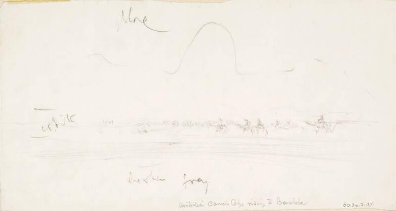 Australian Camel Corps, near Beersheba