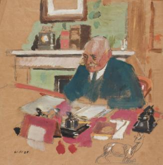 Sketch for Portrait of Thomas Mcquicker