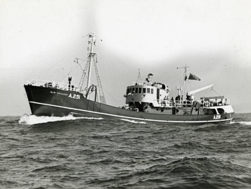 Trawler Blue Crusader running trials