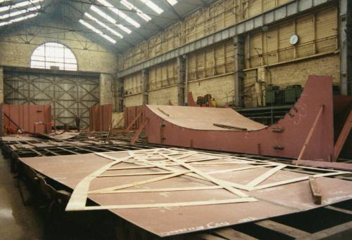 Construction Progress of the St Helena Ferry: Outfit quay superstructure block