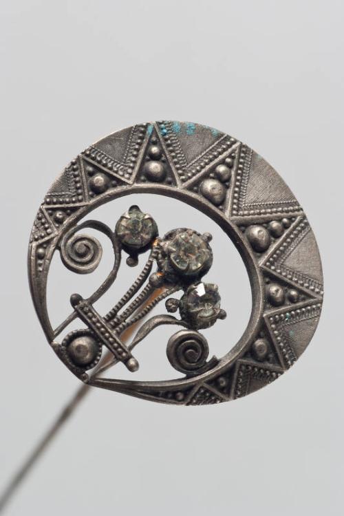 Decorative Hatpin with Prince of Wales Motif