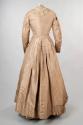 Gold Corded Silk Day Dress