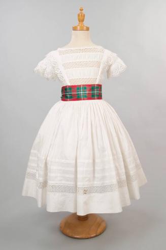 Girl's White Crinoline Dress