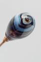 Decorative Hatpin with Marbled Glass Tear