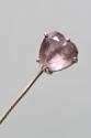 Decorative Hatpin with Amethyst Heart