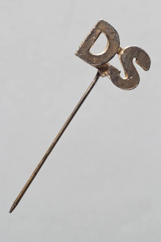 Decorative Hatpin with David Shilling Initials