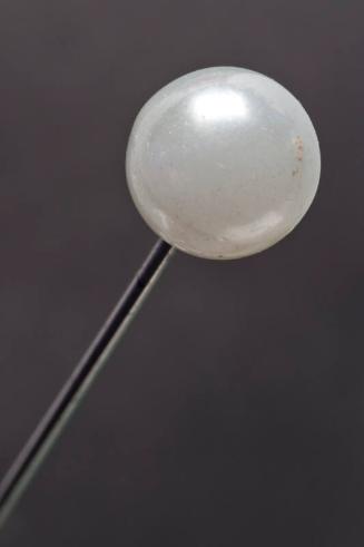 Decorative Hatpin with Sea Green Faux Pearl