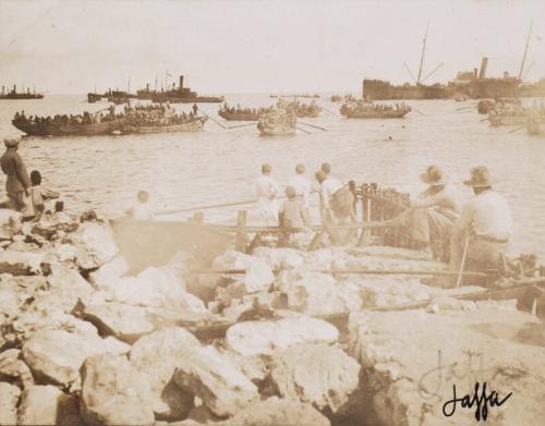 Jaffa Harbour (Photograph Album Belonging to James McBey)