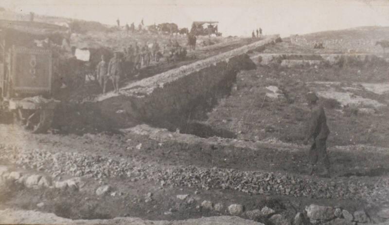 Troops Travelling into Jerusalem (Photograph Album Belonging to James McBey)