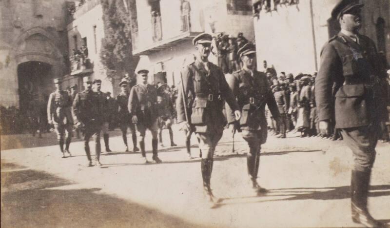 Allenby's entry into Jerusalem (Photograph Album Belonging to James McBey)