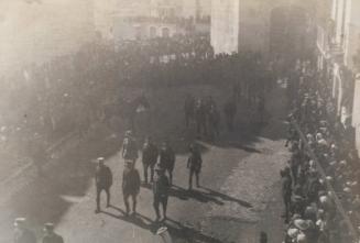 Soldiers Marching into Jerusalem (Photograph Album Belonging to James McBey)