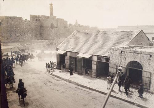 Troops in Jerusalem (Photograph Album Belonging to James McBey)