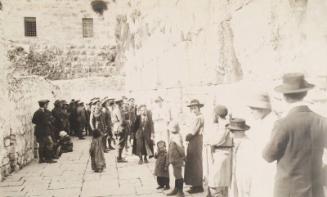 Wailing Wall, Jerusalem (Photograph Album Belonging to James McBey)