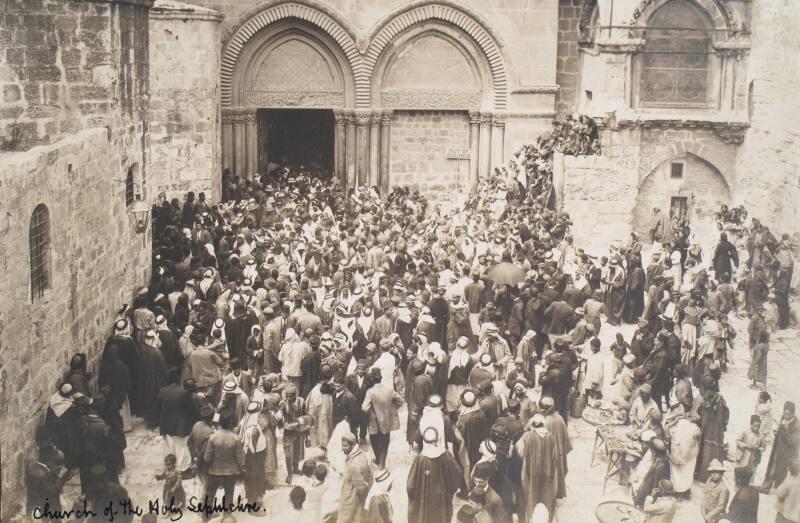 Church of the Holy Sepulchre, Jerusalem (Photograph Album Belonging to James McBey)