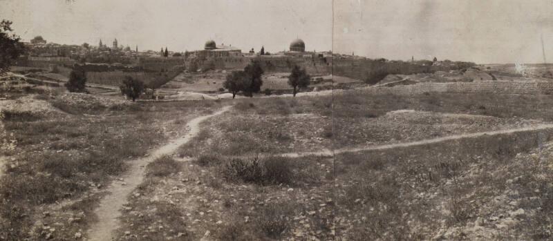 View of Jerusalem (Photograph Album Belonging to James McBey)