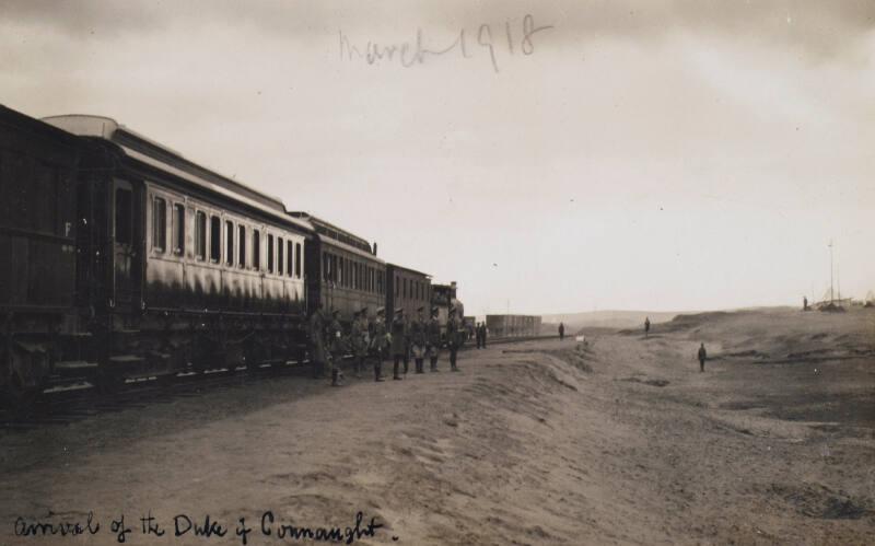 Arrival of the Duke of Connaught (Photograph Album Belonging to James McBey)