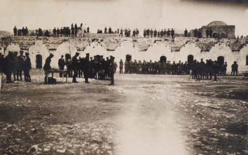 Medal Ceremony, Jerusalem (Photograph Album Belonging to James McBey)