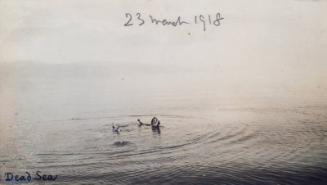 James McBey Bathing in the Dead Sea (Photograph Album Belonging to James McBey)