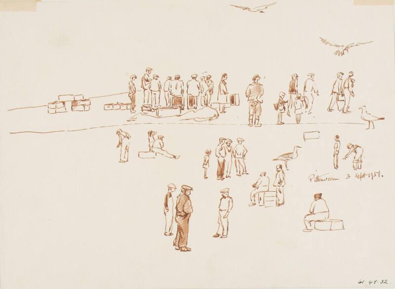 Fishermen at Pittenweem Harbour