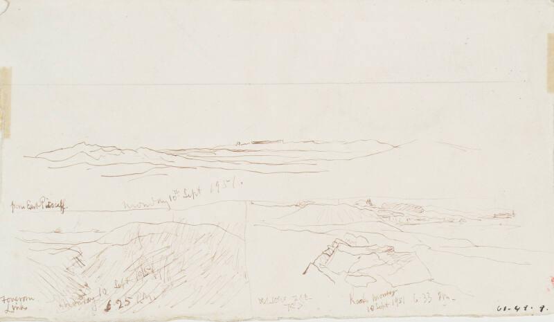 Page of Three Sketches