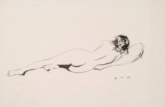 Reclining Female Nude - Back View