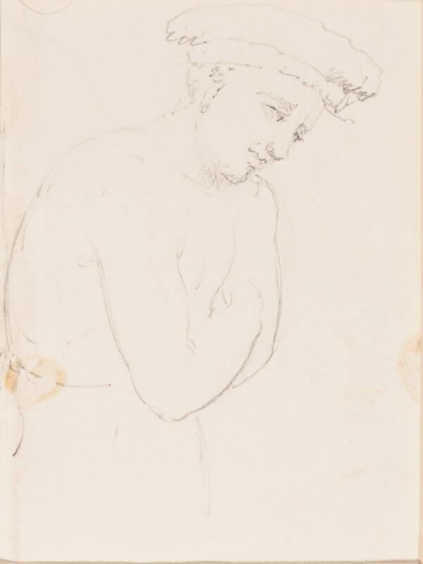 Avignon & verso sketch of a Man