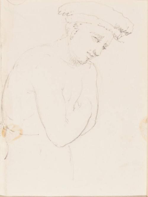 Avignon & verso sketch of a Man