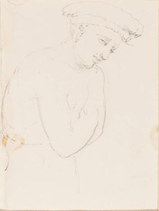 Avignon & verso sketch of a Man