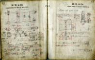 Notebook Containing Drawings of Engines for Alex Hall Built Vessels 'Taiwan' and 'Eclipse'
