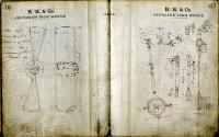 Notebook Containing Drawings of Engines for Alex Hall Built Vessels 'Taiwan' and 'Eclipse'
