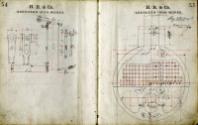 Notebook Containing Drawings of Engines for Alex Hall Built Vessels 'Taiwan' and 'Eclipse'
