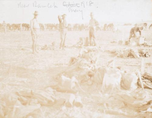 Camping Near Ramla (Photograph Album Belonging to James McBey)