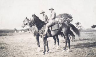 James McBey Riding a Horse (Photograph Album Belonging to James McBey)