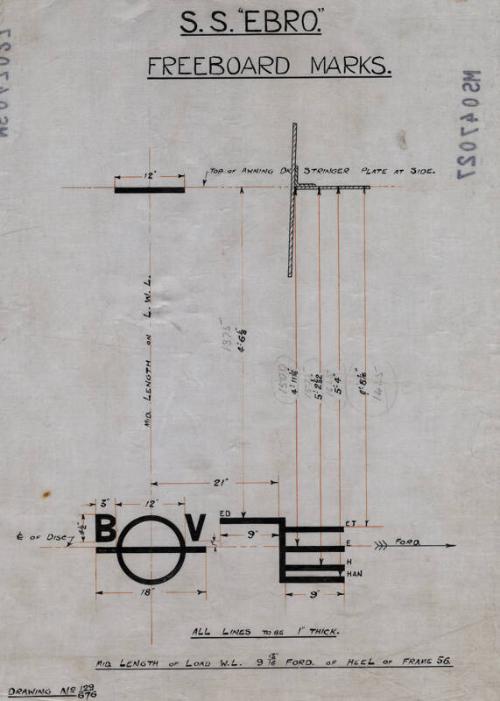 Ebro (676) - Freeboard Marks