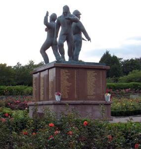 Piper Alpha Memorial, sited in the Piper Alpha Memorial Garden, Hazlehead Park,  Aberdeen.