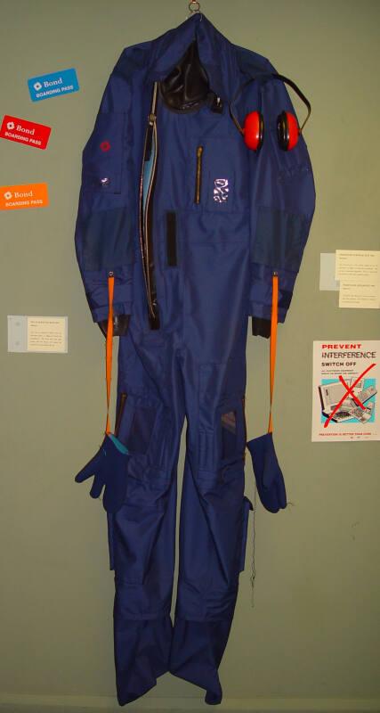 Pilot's Survival Suit, Worn By Helicopter Pilots On Flights To North Sea Oil Installations