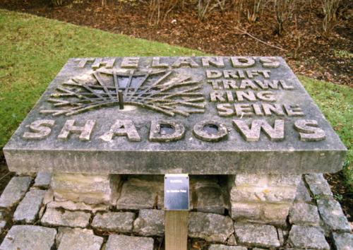 Sundial, 
sited in Hazlehead Park Azalea Garden, Aberdeen.