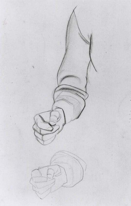 Study of Arm for Two Schoolgirls by James Cowie