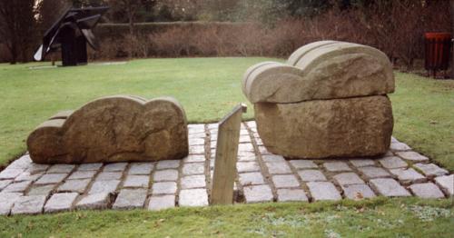 Source, 
sited in Hazlehead Park Azalea Garden, Aberdeen.