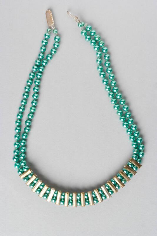 Double Strand Crystal Necklace