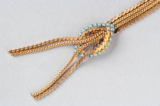 Gold and Turquoise Necklace in Box