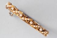 Bangle with Faux Pearls