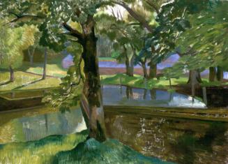 Walled Pond, Little Bredy, Dorset by John Northcote