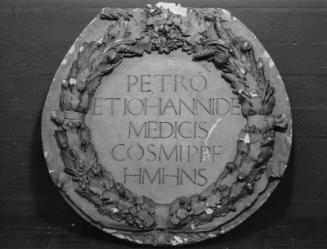 Circular Tablet - Part of Monument to Giovanni and Pietro Medici
