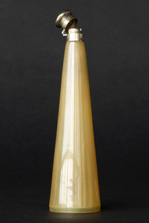 Horn Bottle With Silver Cap