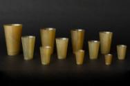 Nest of 12 Horn Tumblers